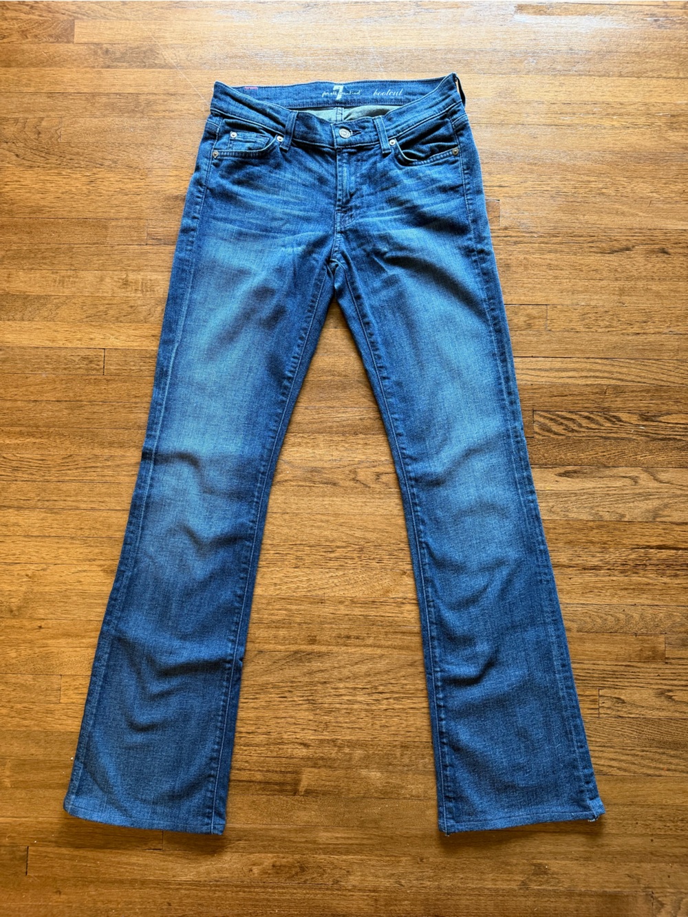 7 For All Mankind Women's Bootcut Jeans - Medium Blue